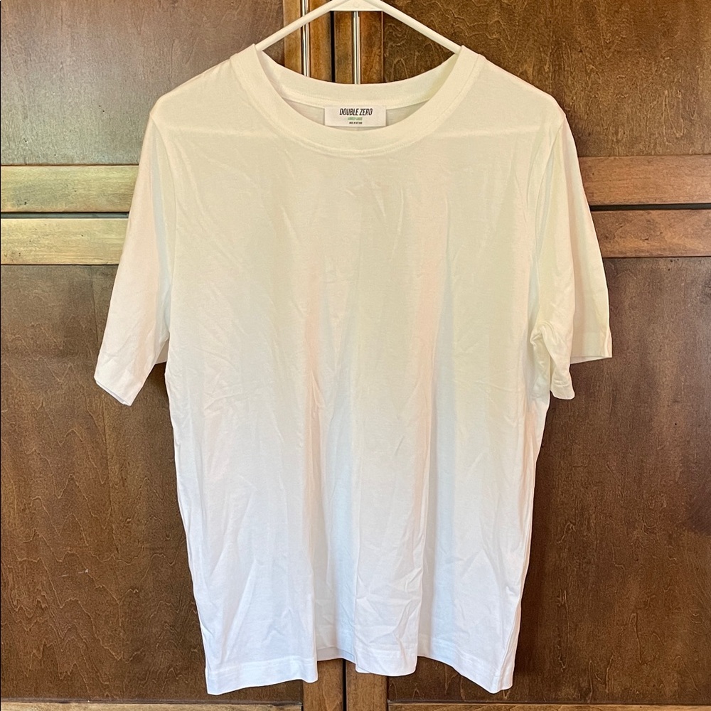 Double Zero Classic White Tee (cream white)